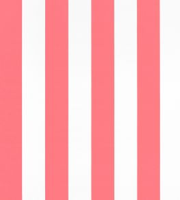 Cabana Stripe Fabric by Thibaut Coral