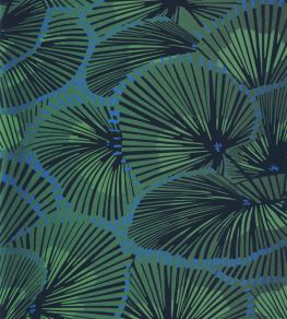 Cabaret Wallpaper by Casadeco Vert Canopee
