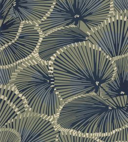 Cabaret Wallpaper by Casadeco Vert Kaki
