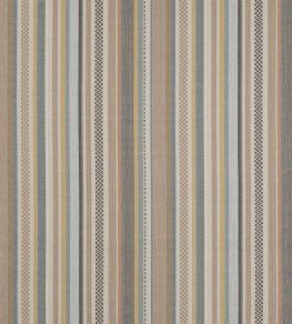 Cabrera Stripe Fabric by Jane Churchill Soft Blue/Taupe