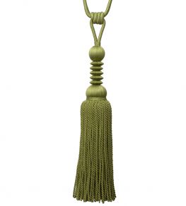 Caitlin Single Tassel Tieback Trimming by Samuel & Sons Olive