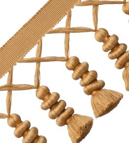 Caitlin Tassel Fringe Trimming by Samuel & Sons Amber