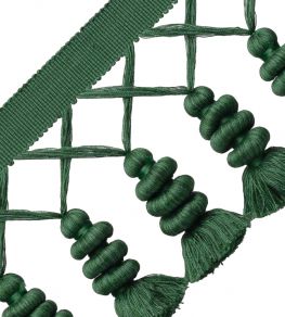 Caitlin Tassel Fringe Trimming by Samuel & Sons Viridian Green