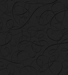 Calligraphy Bird Wallpaper by Moooi Midnight