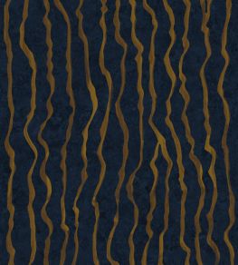 Calligraphy Wallpaper by Coordonne Lapislazuli
