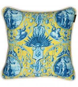 Calypso  Cushion 50 x 50cm by MINDTHEGAP Yellow