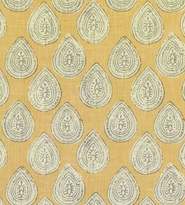 Camber Fabric by Baker Lifestyle Yellow / Pebble