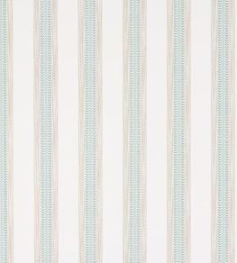 Camber Stripe Wallpaper by Jane Churchill Aqua/Beige