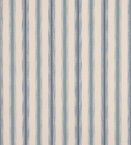 Camber Stripe Fabric by Jane Churchill Blue