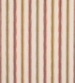 Camber Stripe Fabric by Jane Churchill Ochre/Red