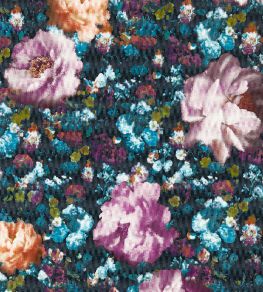 Camile Wallpaper by Clarke & Clarke Midnight