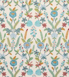 Camille Fabric by Jane Churchill Blue/Green
