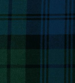 Campbell Ancient Mtd Fabric by The Isle Mill Blue/Green