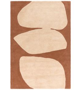 Canvas Collage Rug by Asiatic Terracotta 05