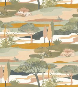 Cap Ferret Wallpaper by Casamance Celadon/Ambre