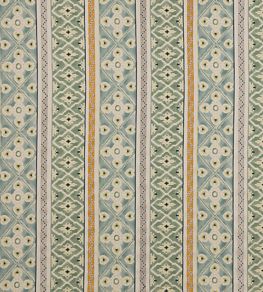Capel Fabric by Jane Churchill Aqua