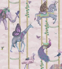 Carousel Wallpaper by Brand McKenzie Pink