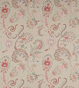 Carsina Fabric by Colefax and Fowler Red/Sage