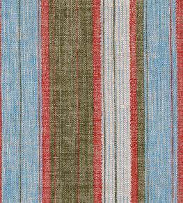 Carskiey Broad Stripe Fabric by Fermoie Blue/Green
