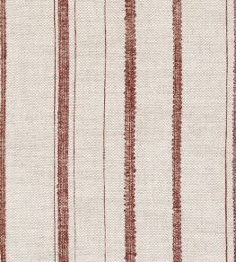 Carskiey Single Stripe Fabric by Fermoie Brown