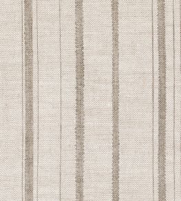 Carskiey Single Stripe Fabric by Fermoie Grey