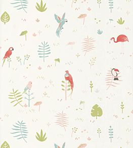 Tropical Wallpaper by Casadeco Corail