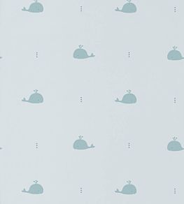 Whale Wallpaper by Casadeco Bleu