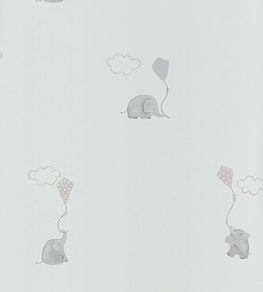 Elephants Wallpaper by Casadeco Rose