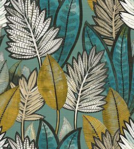 Sabal Wallpaper by Casamance Vert D'eau