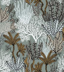 Posidonie Wallpaper by Casamance Celadon