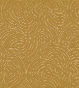 Cascade Wallpaper by Casamance Moutarde