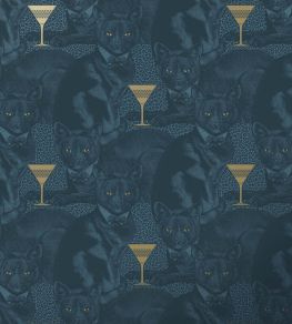 Cat-titude Wallpaper by Divine Savages Fierce Blue