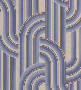 Ceramic Arches Wallpaper by Eijffinger Blue