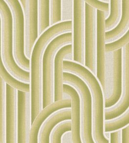 Ceramic Arches Wallpaper by Eijffinger Lime Green