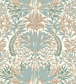 Chardon Wallpaper by Casamance Blanc / Opaline