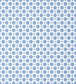 Charter Wallpaper by Thibaut Blue