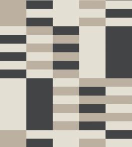 Check Wallpaper by Farrow & Ball Au Lait / Roasted Macadamia