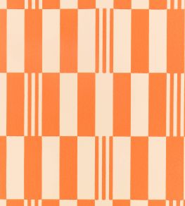 Checkerboard Wallpaper by Kirkby Design Tangelo