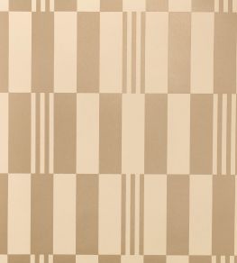 Checkerboard Metallic Wallpaper by Kirkby Design Champagne