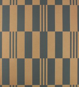 Checkerboard Metallic Wallpaper by Kirkby Design Panther