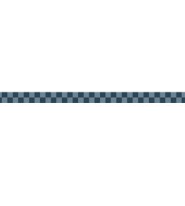 Checks Border Wallpaper by Caselio Bleu Denim
