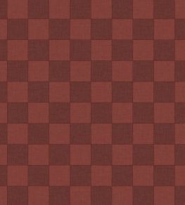 Checks Wallpaper by Caselio Bordeaux