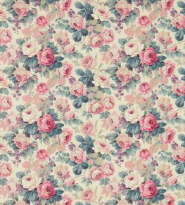 Chelsea Fabric by Sanderson Indigo/Loganberry