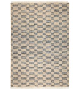 Chequerboard Rug by GP & J Baker Blue