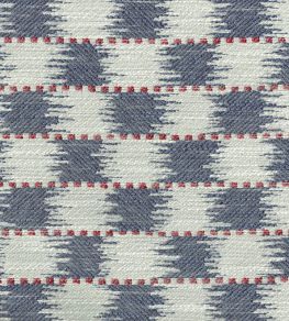 Chequers Fabric by Titley and Marr Indigo