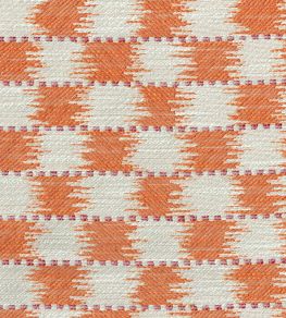 Chequers Fabric by Titley and Marr Paprika