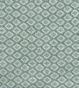 Chess Fabric by Titley and Marr Aqua