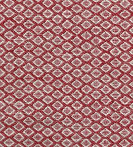 Chess Fabric by Titley and Marr Red