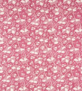 Chester Fabric by Thibaut Raspberry
