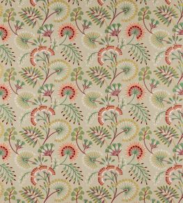 Chiana Fabric by Jane Churchill Red/Green